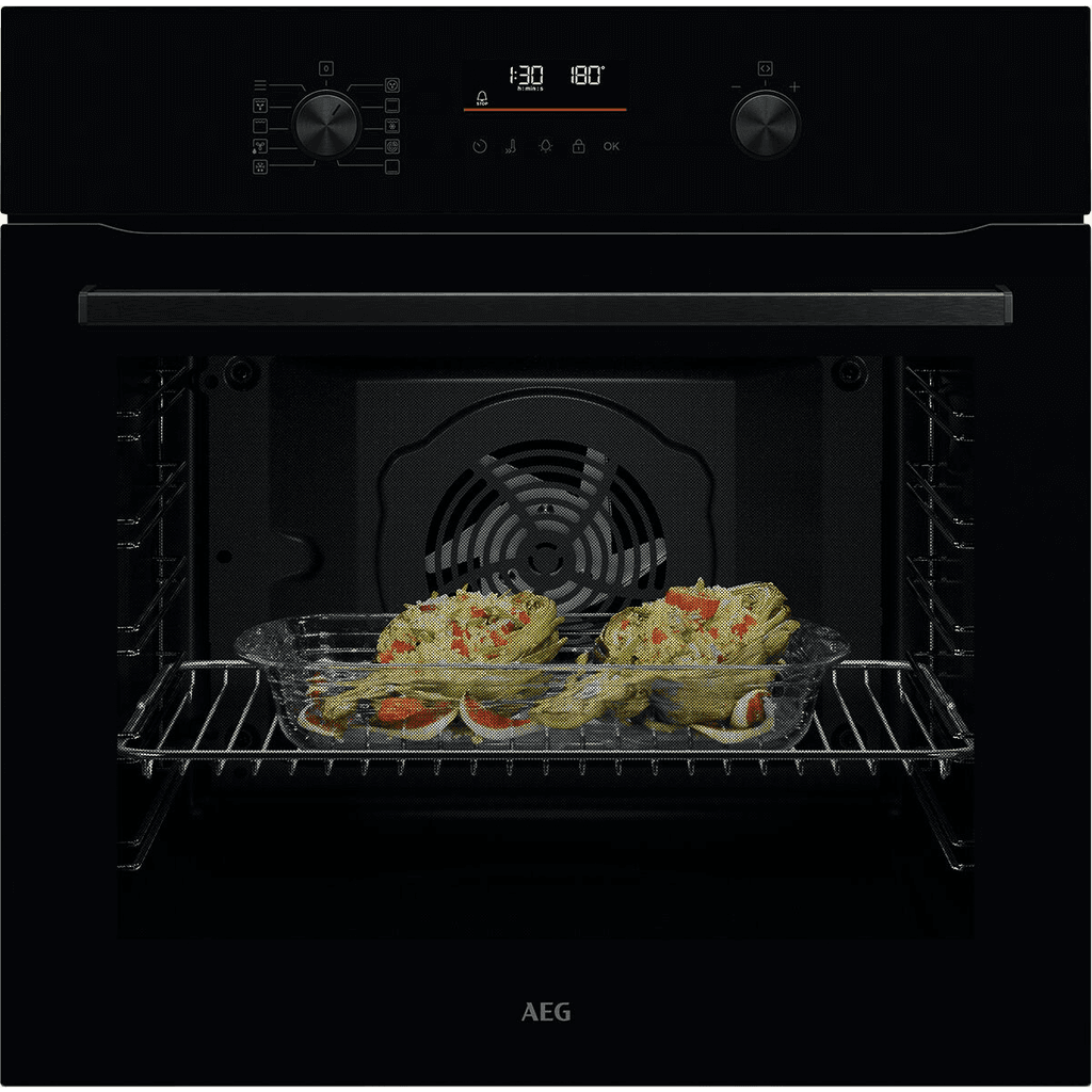 AEG Einbaubackofen NBU5P40SK
mit Pyrolyse, Schwarz