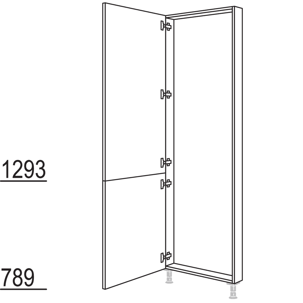 XL-Hochschrank-Rahmenteil