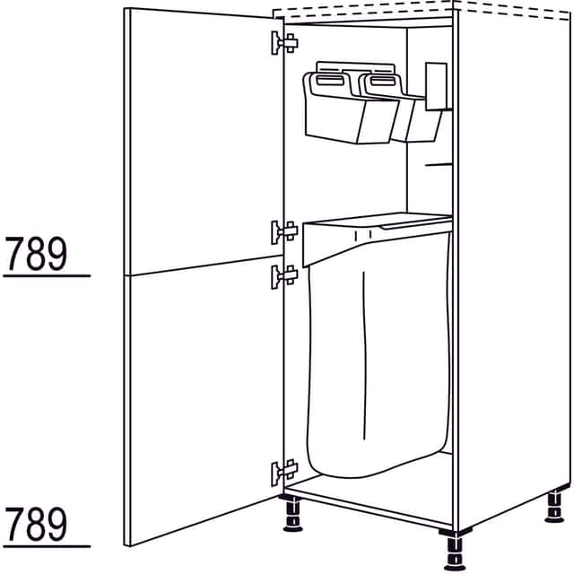 XL-Hochschrank mit
Ordnungssystem Laundry-Area - 1