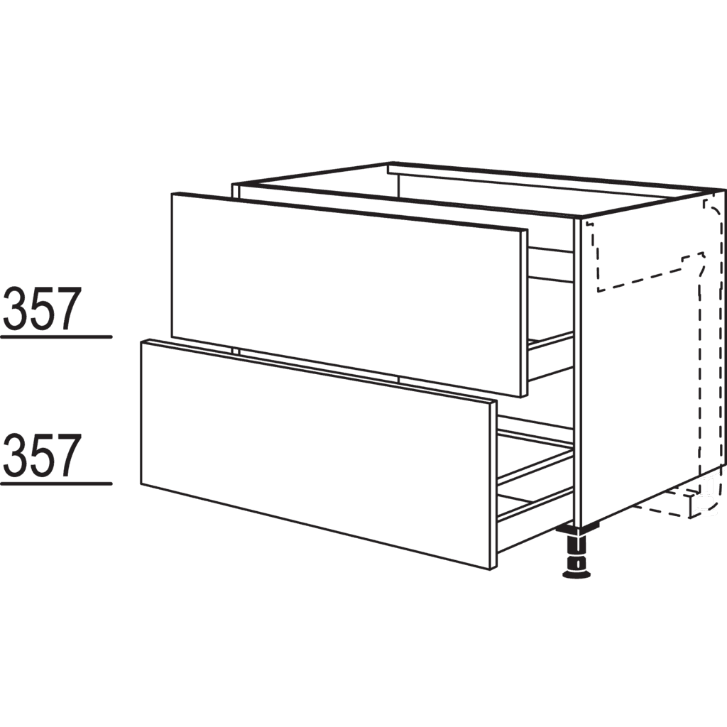 Kochstellenschrank für
Kochfeldabzug