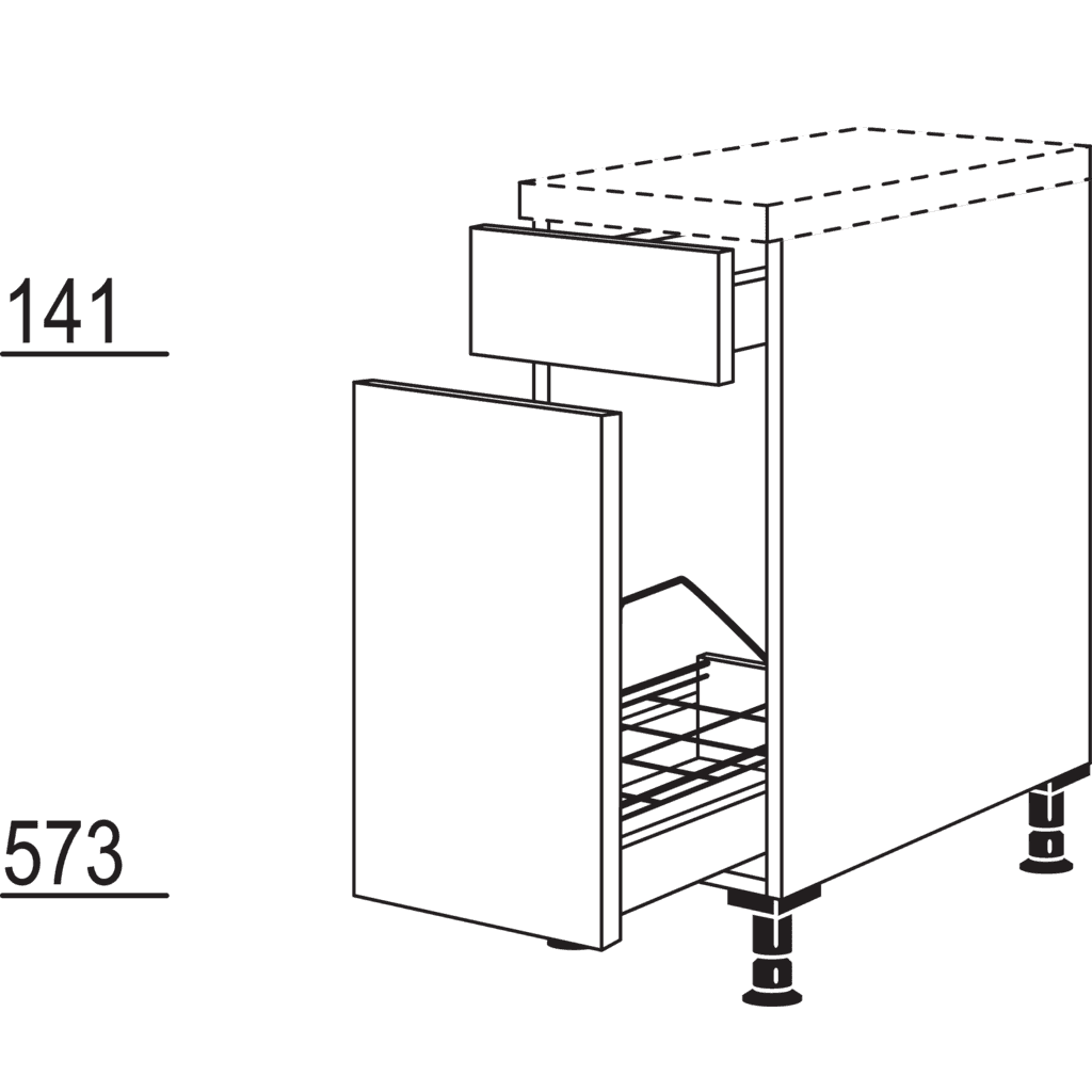 Auszugschrank