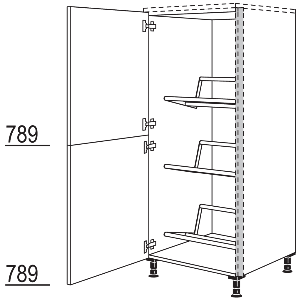 XL-Highboard für
Getränkekisten