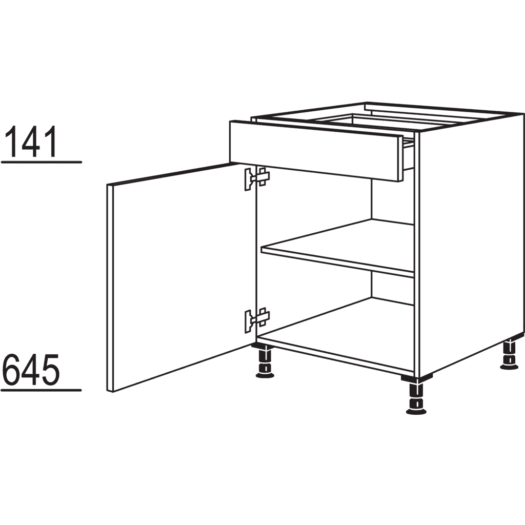 XL-Kochstellenschrank