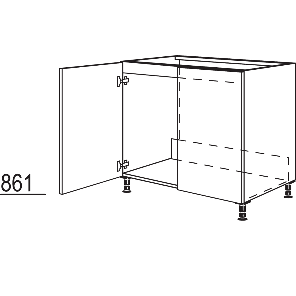 Maxi-Spülenschrank