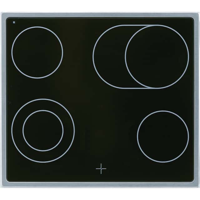 BEKO Glaskeramik-
Strahlungskochfeld EH9641XHN,
herdgebunden Edelstahlrahmen