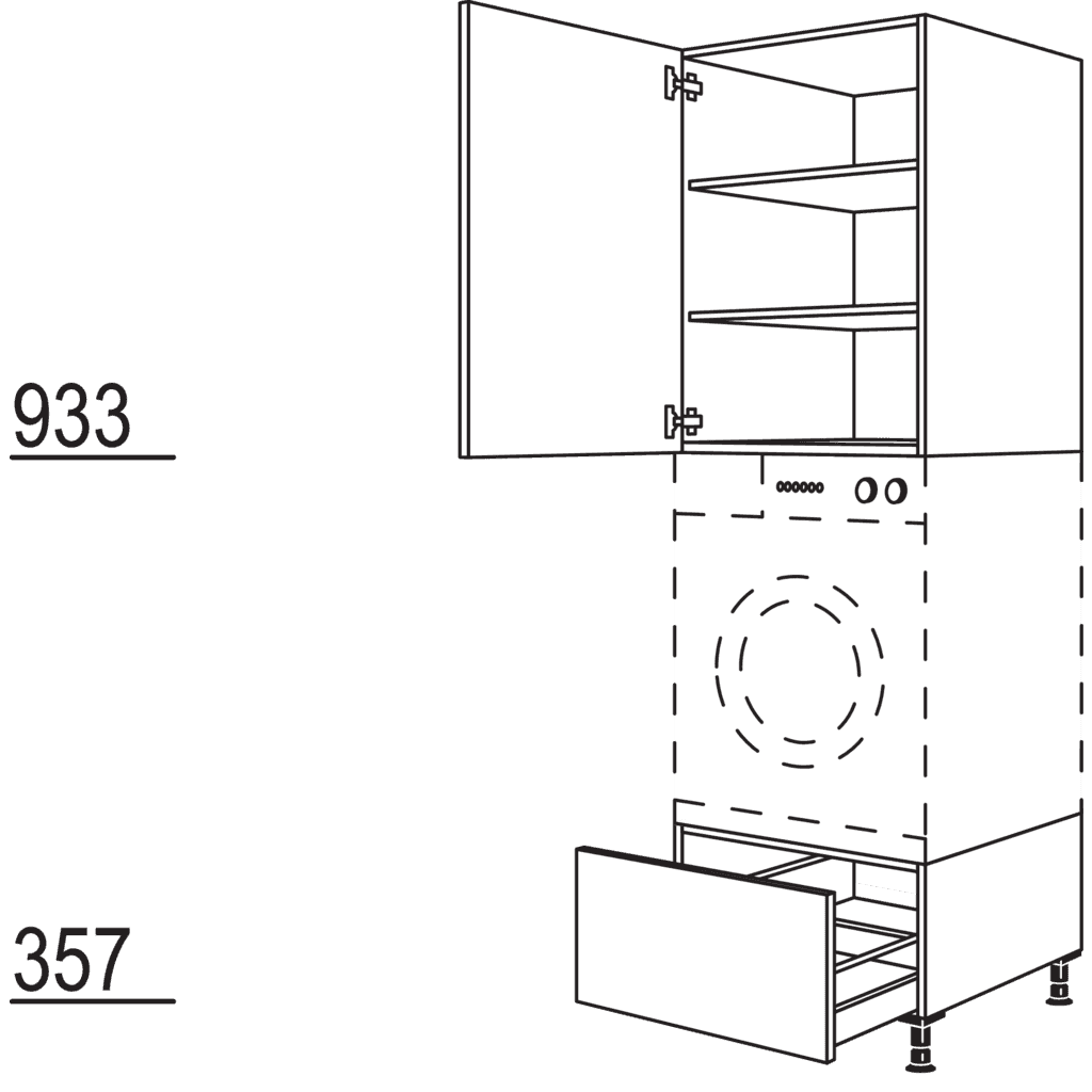 XL-Geräte-Umbau
Waschmaschine /
Wäschetrockner