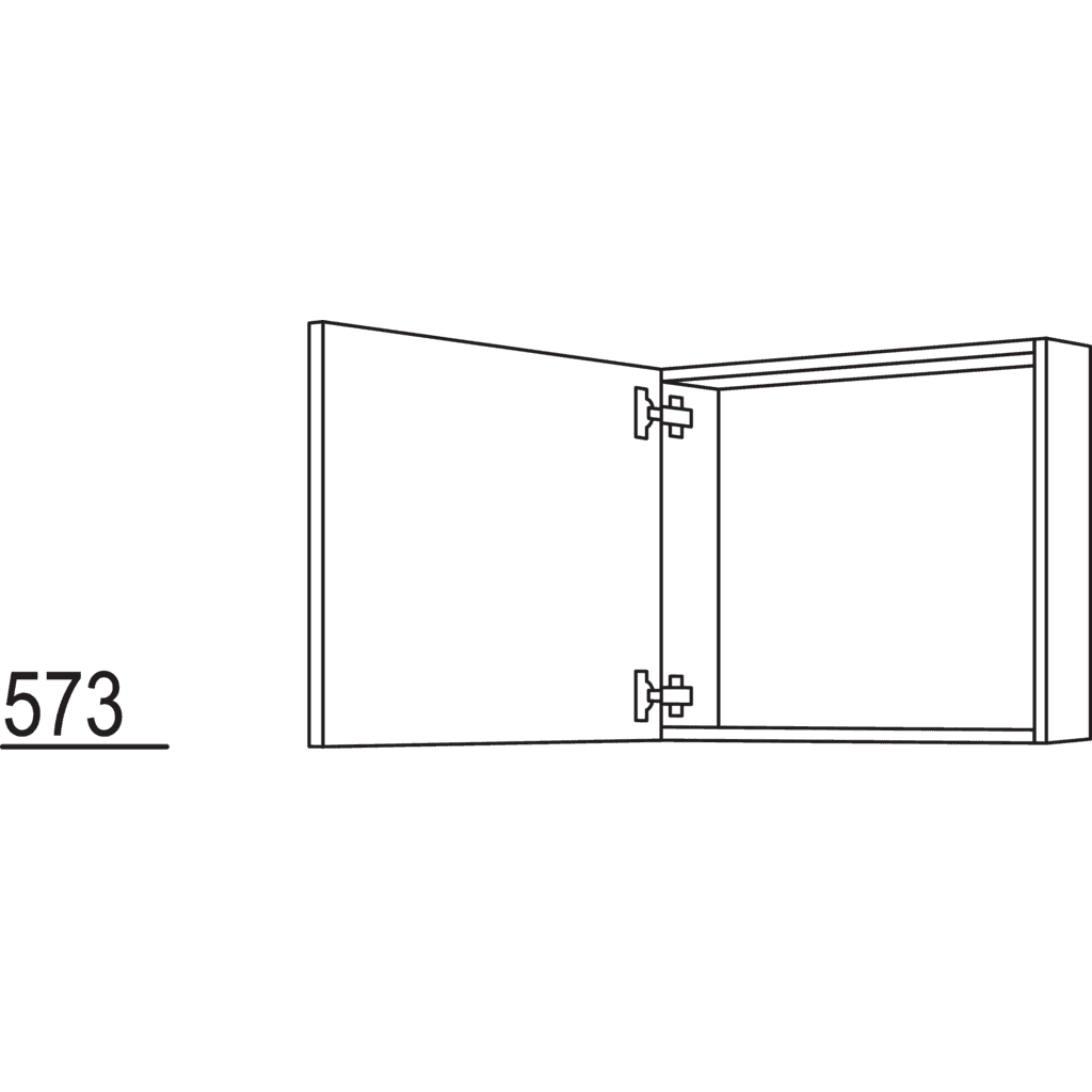 Wandschrank-Rahmenteil