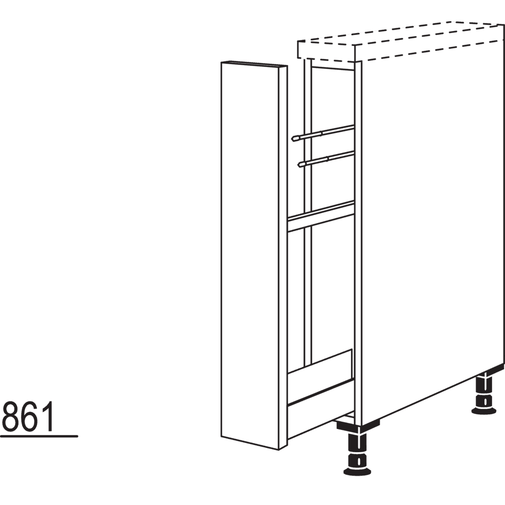 Maxi-Auszugschrank