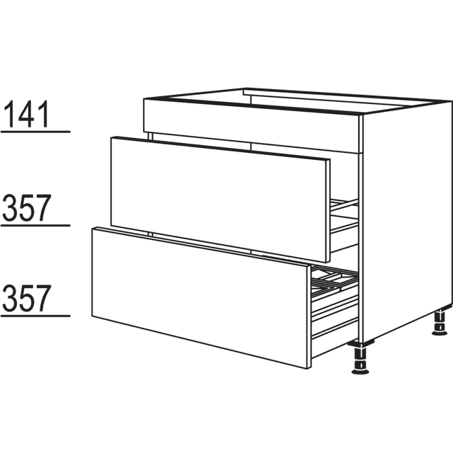 Maxi-Spülen-Auszugschrank
Flex 21