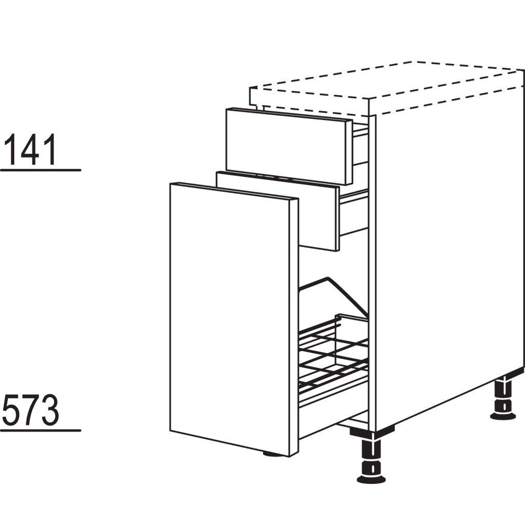 Auszugschrank