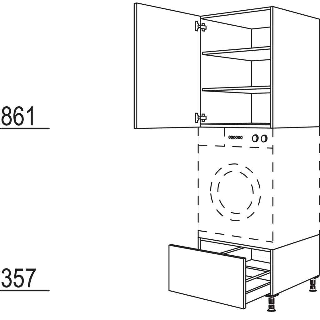 XL-Geräte-Umbau
Waschmaschine /
Wäschetrockner