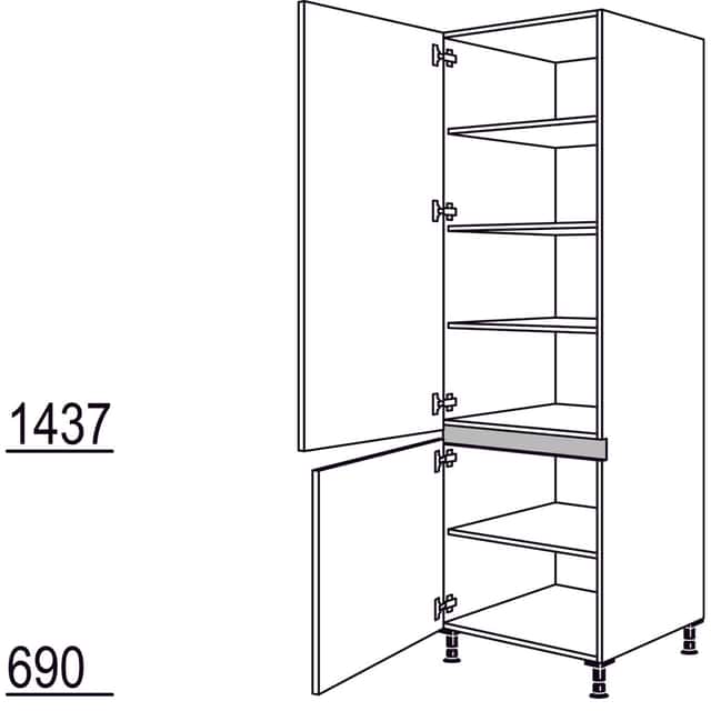 XL-Geschirr-/ Vorratsschrank - 1