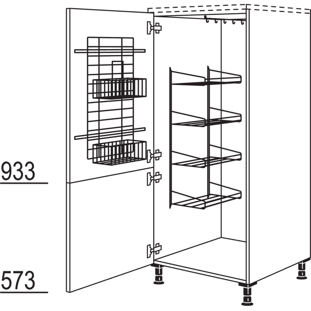 Besen-/ Geräteschrank
