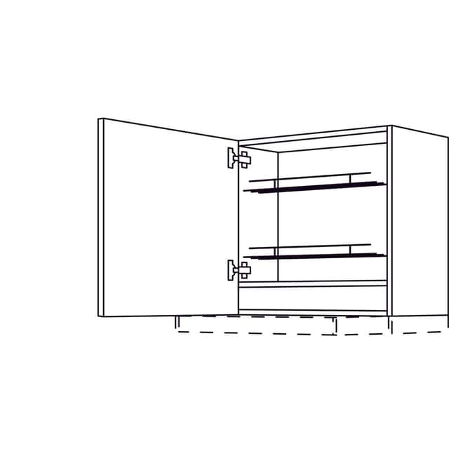 Wandschrank für Flachschirm-
Dunsthauben - 1