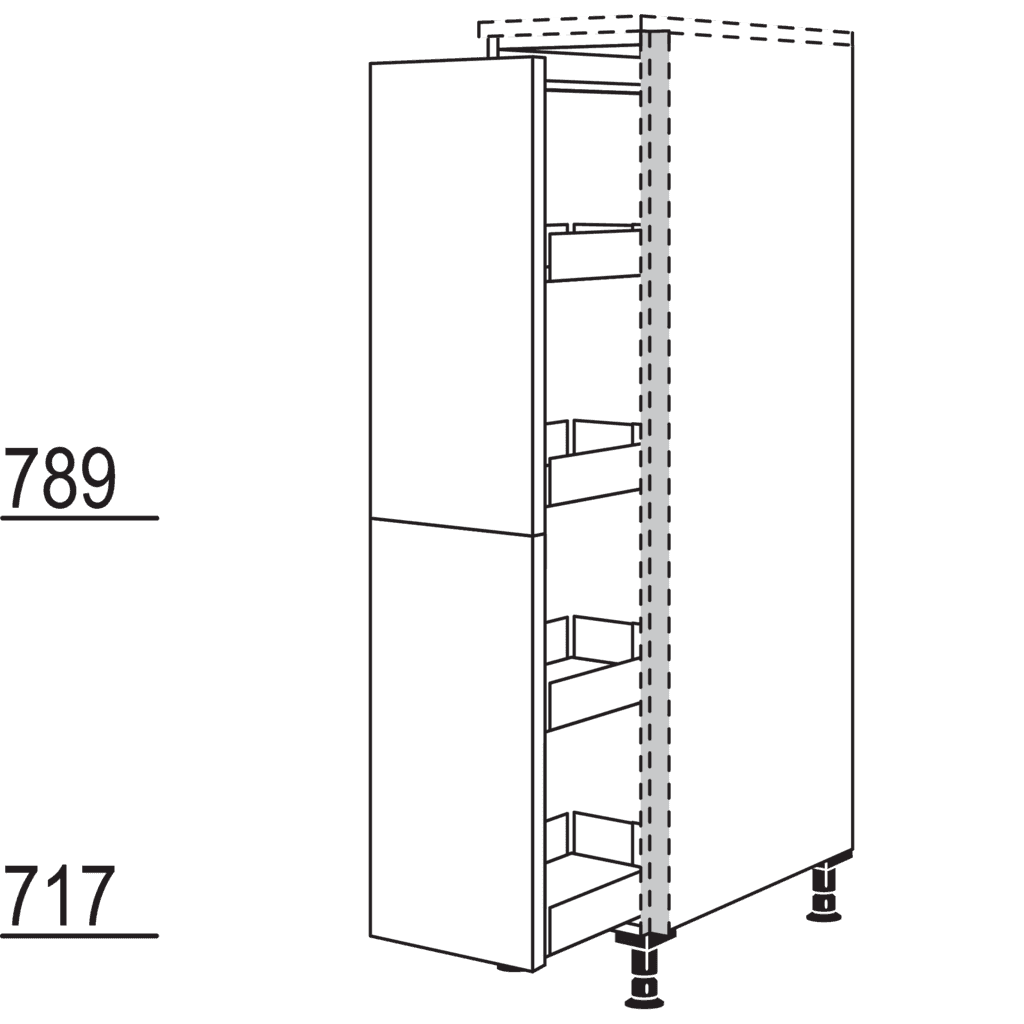 Highboard Apothekerschrank
