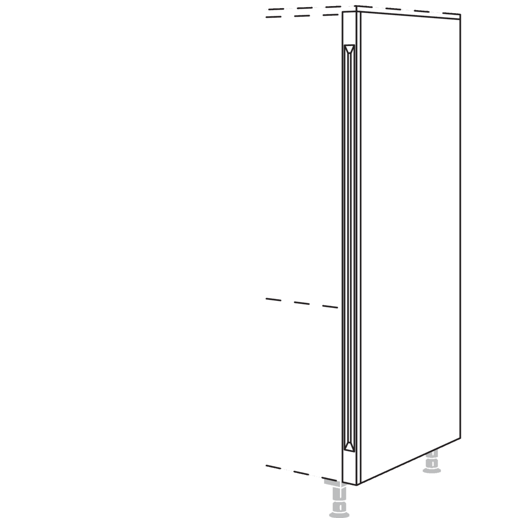 Highboard-Pilaster