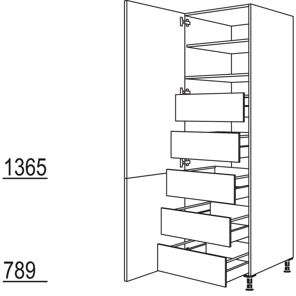 XL-Hochschrank