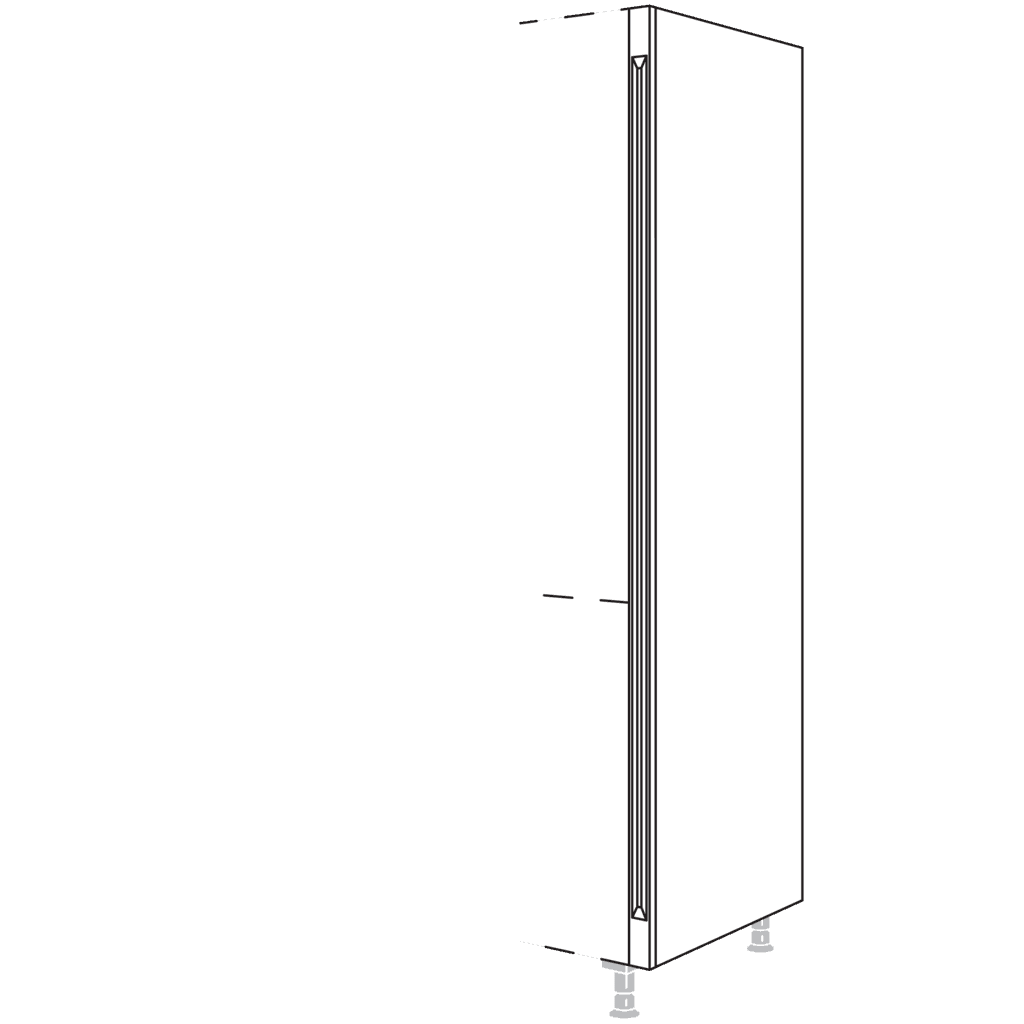 XL-Hochschrank-Pilaster
für Hochschränke, Höhe 1X