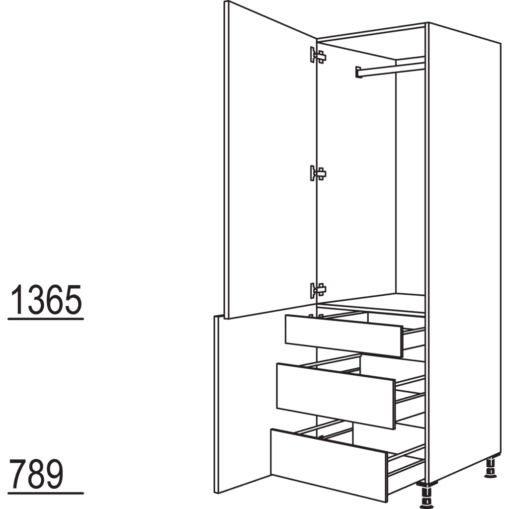 XL-Garderobenschrank