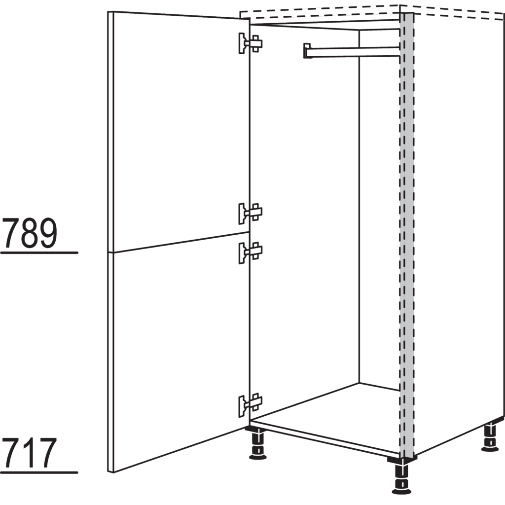 Highboard Garderobenschrank