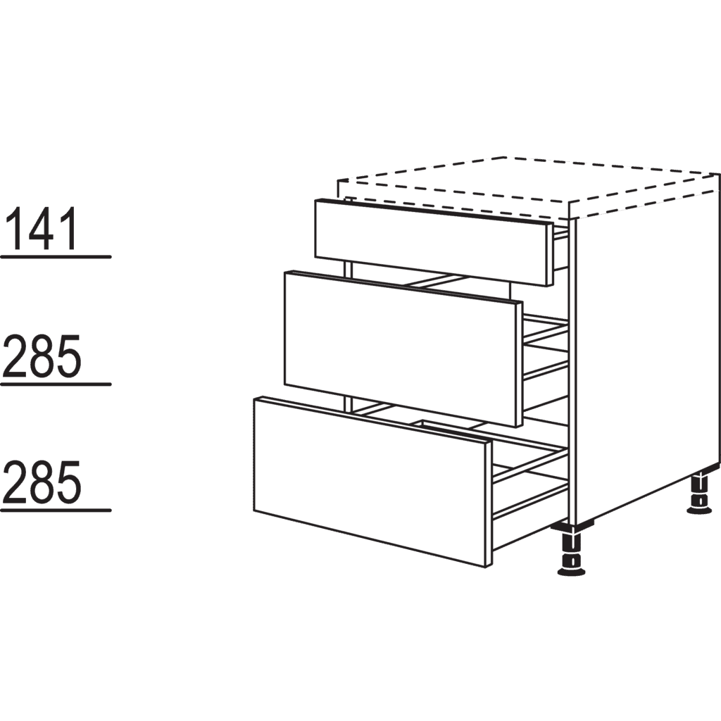 Auszugschrank