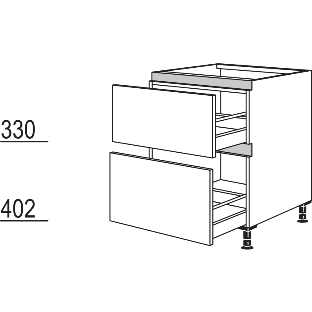 XL-Kochstellenschrank