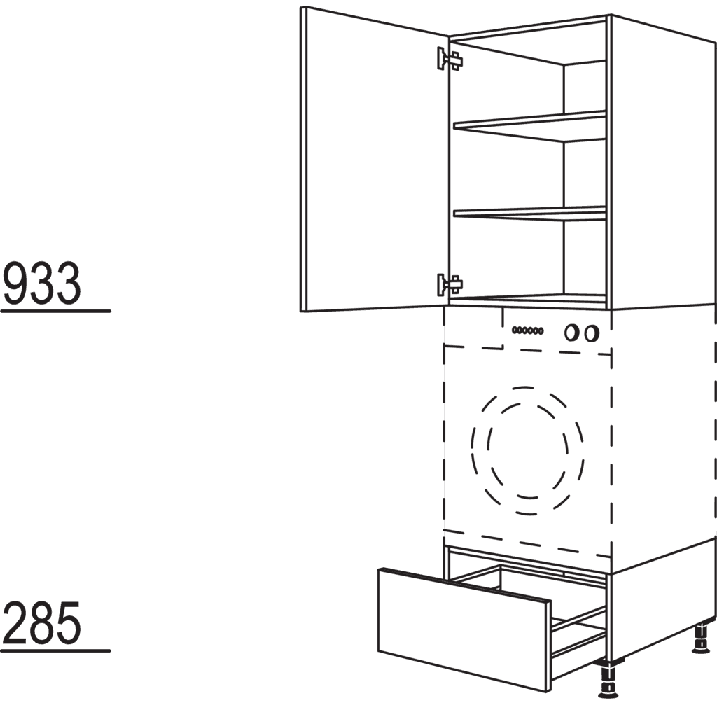Geräte-Umbau Waschmaschine /
Wäschetrockner