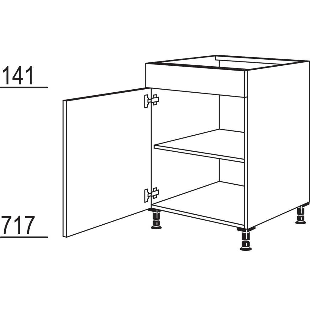Maxi-Kochstellenschrank