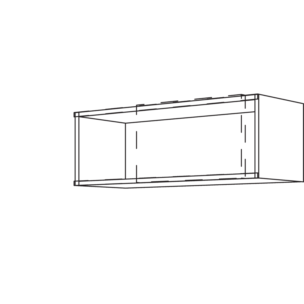 Wandschrank für Schiebetüren