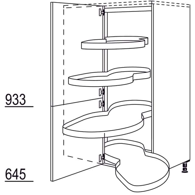 Eck-Highboard - 1