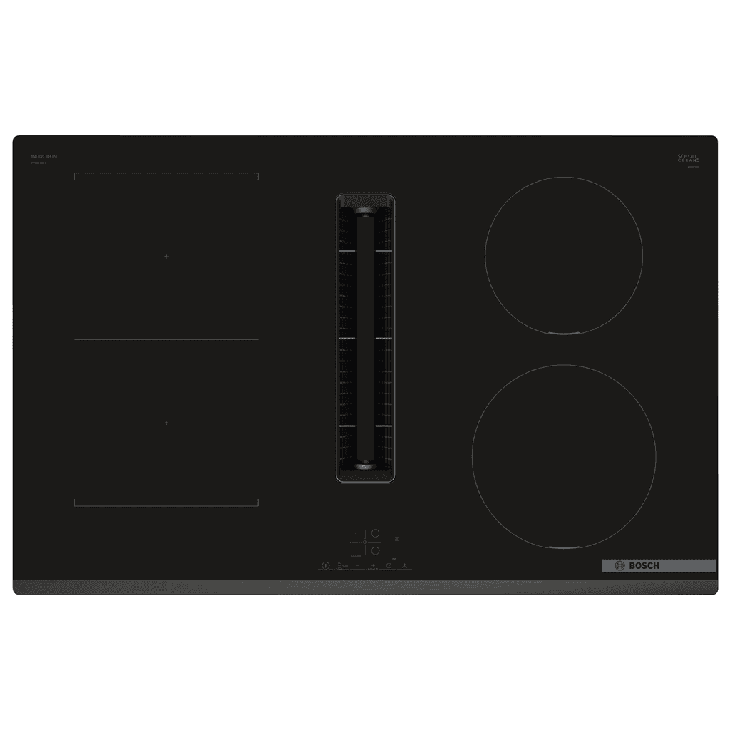 BOSCH Exklusiv-Glaskeramik-
Induktionskochfeldabzug
PVS831B16E - Umluft, autark,