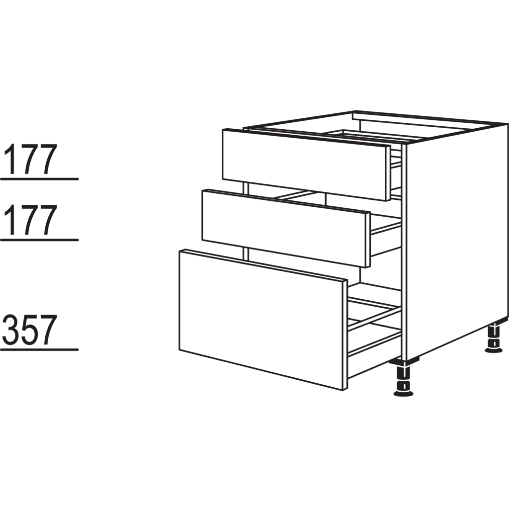 Kochstellenschrank