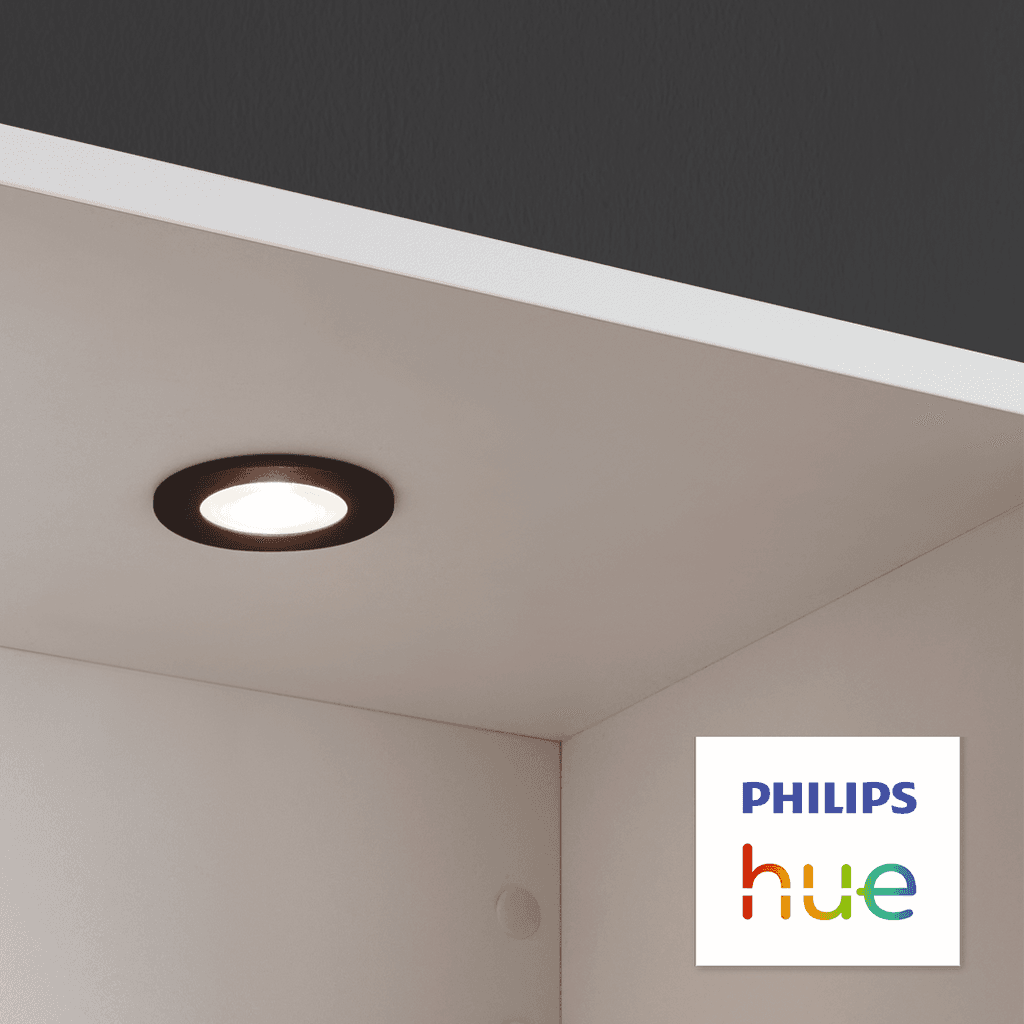 mit LED-Lichtausführung Hue Spot White Color Ambiance
