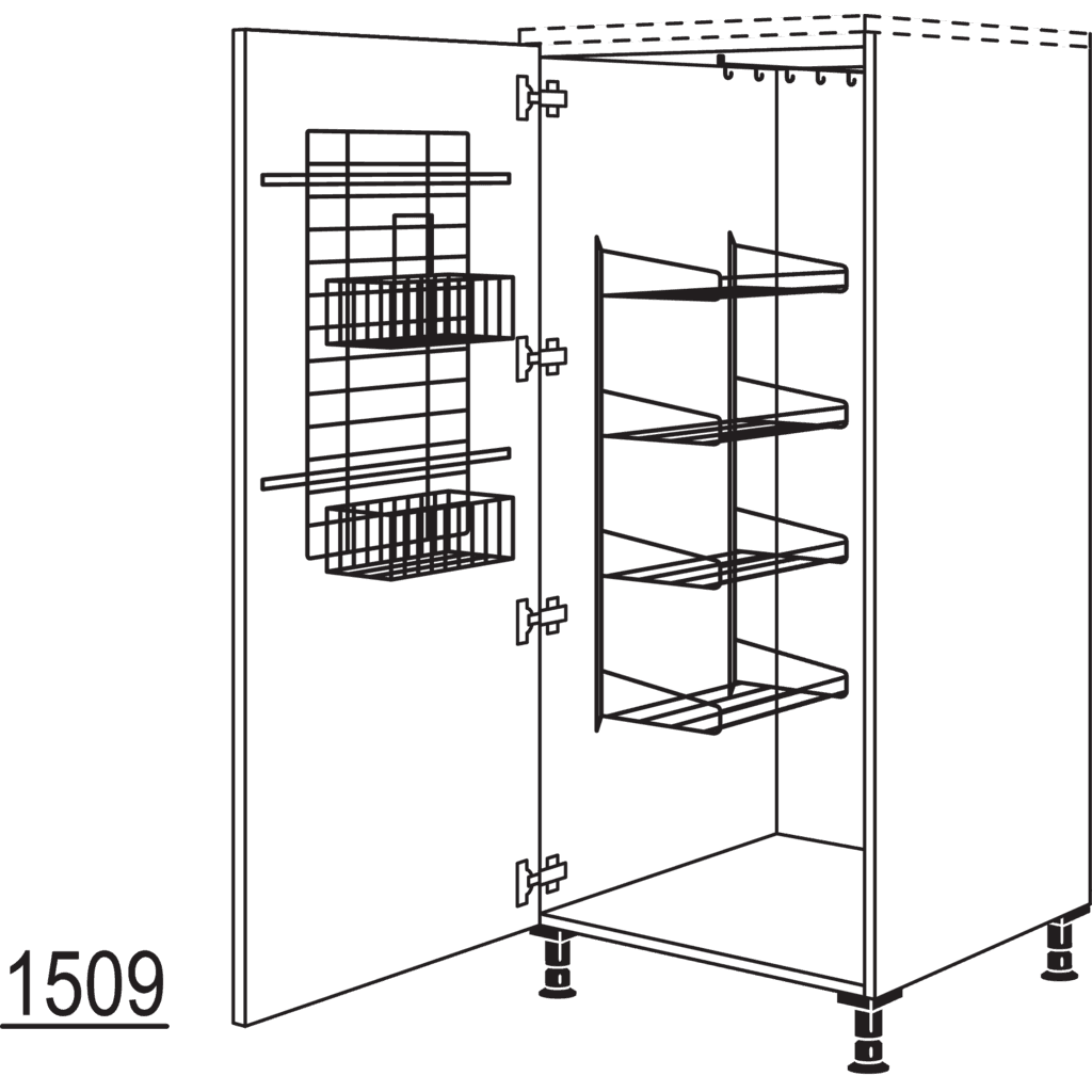 Besen-/ Geräteschrank