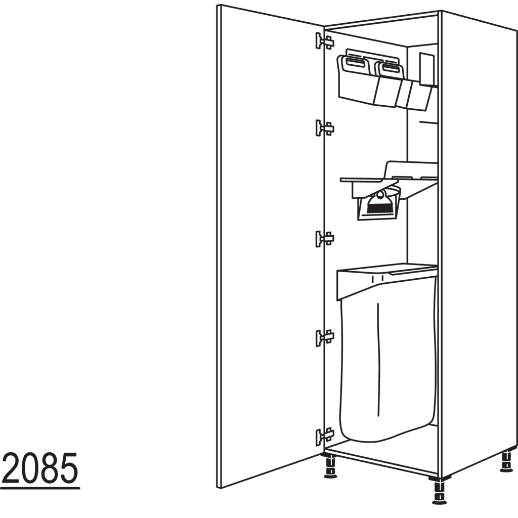 Hochschrank mit
Ordnungssystem Laundry-Area