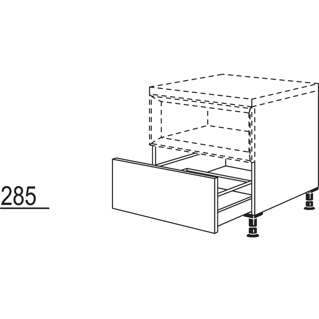 Mini-Auszugschrank für
Regaleinsatz Case