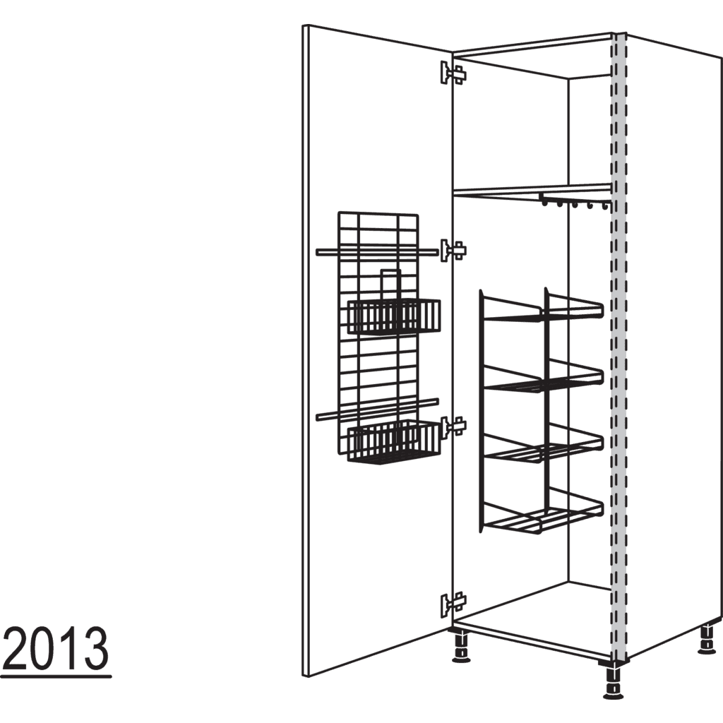 Besen-/ Geräteschrank