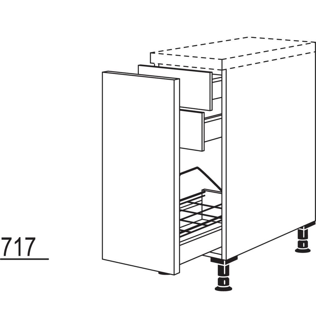 Auszugschrank