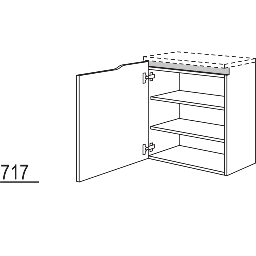 Abschluss-Sideboard Curve