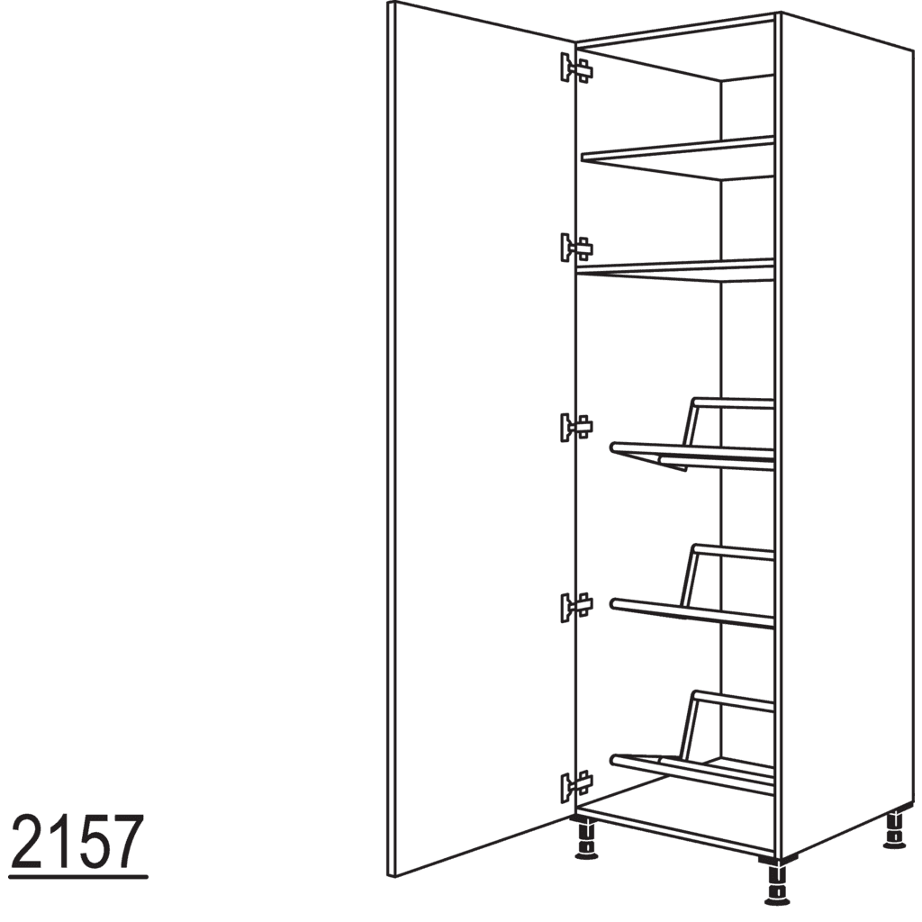 Hochschrank für Getränkekisten
