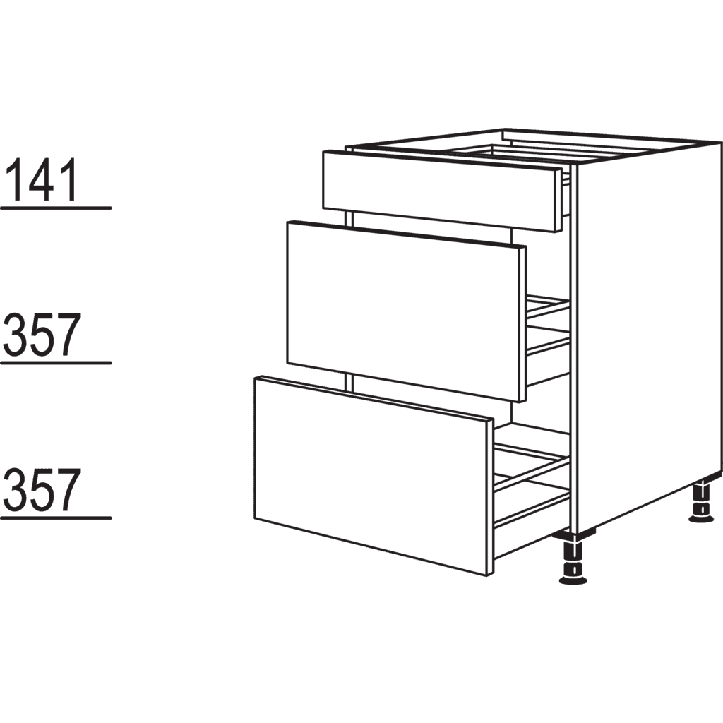 Maxi-Kochstellenschrank