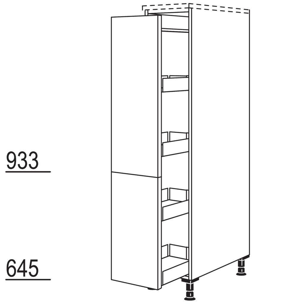 XL-Highboard Apothekerschrank