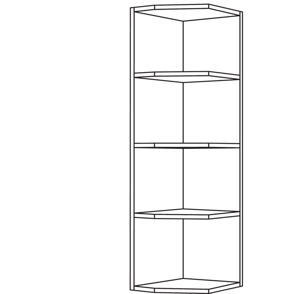 Aufsatz-Abschlussregal