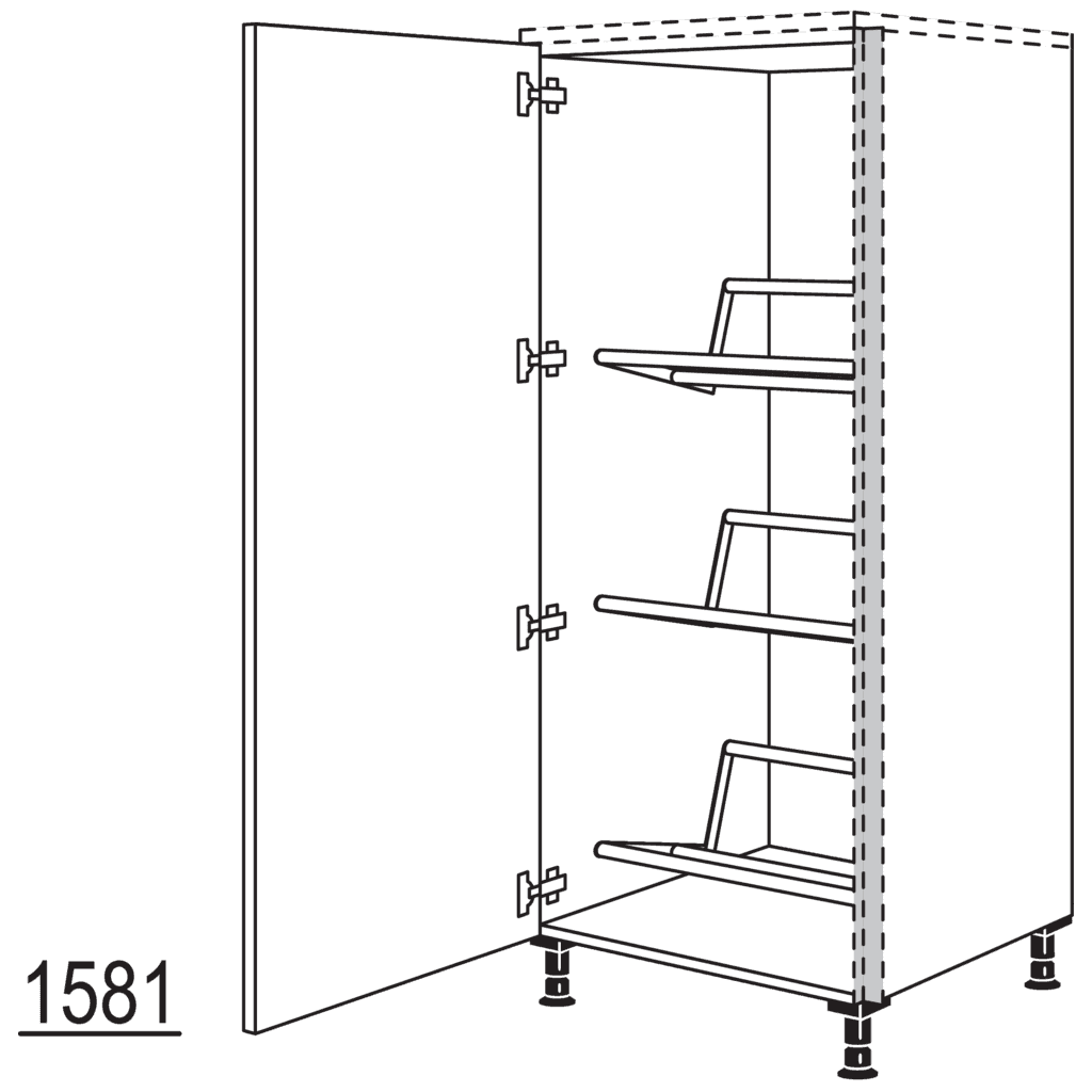 XL-Highboard für
Getränkekisten