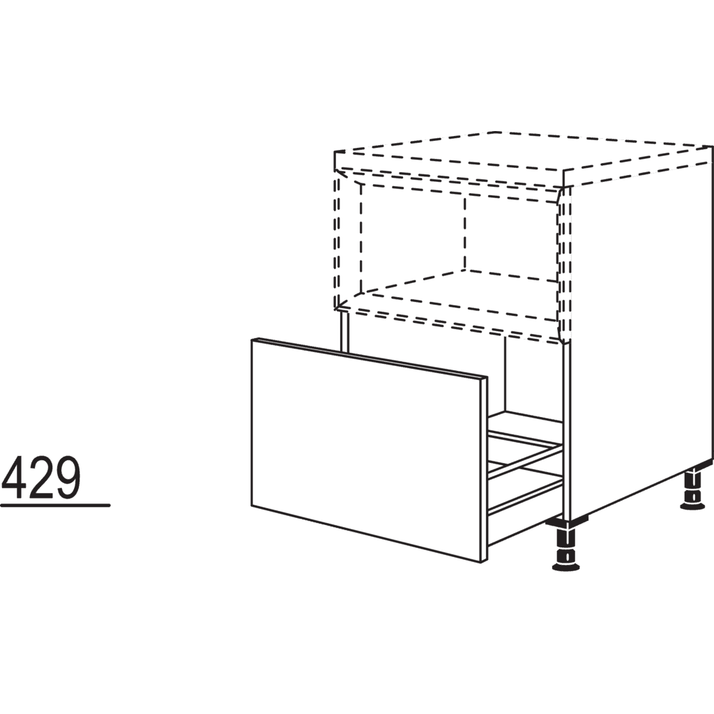 XL-Auszugschrank für
Regaleinsatz Case