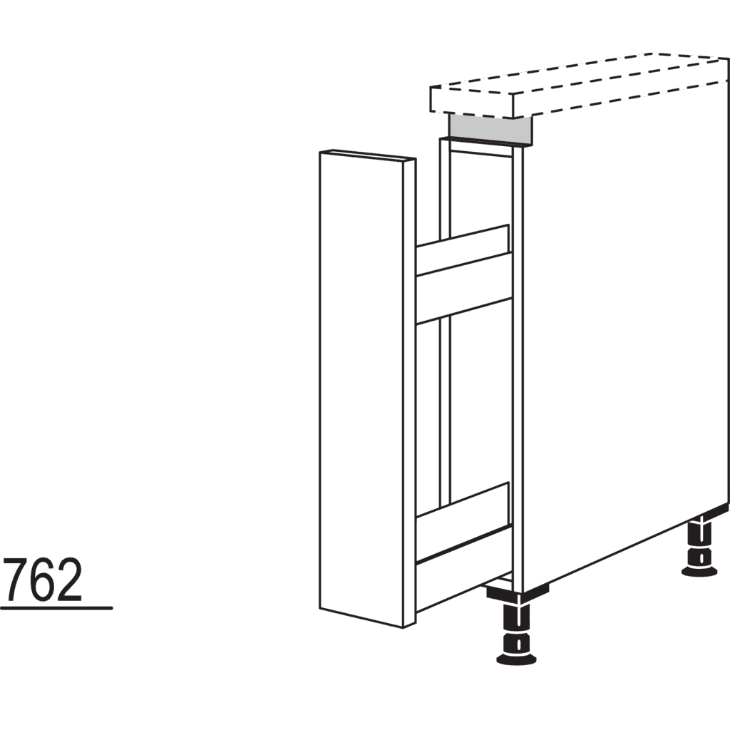 XL-Auszugschrank