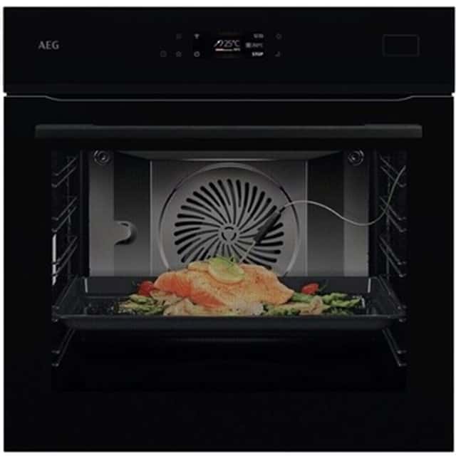 AEG Einbaubackofen NBB8S621AB
mit Dampf Schwarz