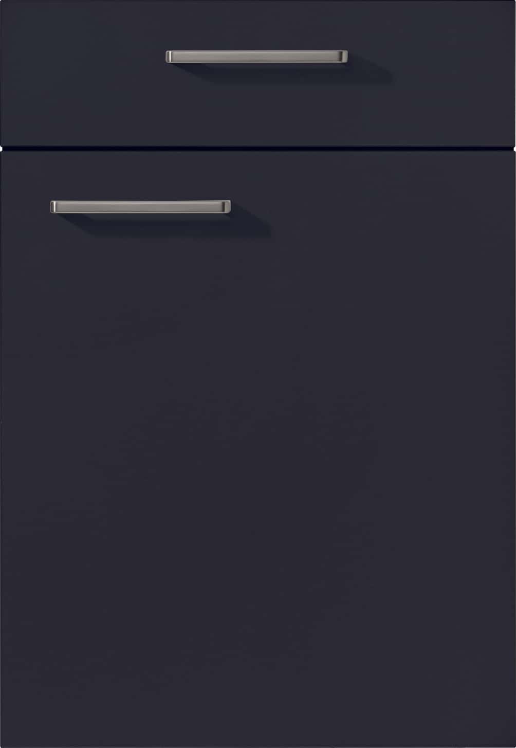 Nobilia Front 961 Lacklaminat, Grafitschwarz ultramatt