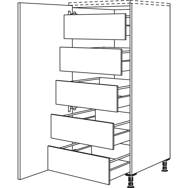Nobilia Highboard für Stauraum
