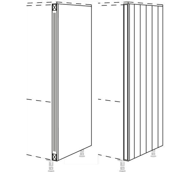 Nobilia Pilaster für Highboards
